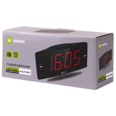 Радиоприемник с часами Harper HCLK-2042