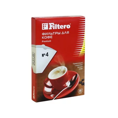 Фильтры для кофеварок Filtero №4/40