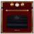 Электрический духовой шкаф Kuppersberg RC 699 BOR Bronze цвет красный
