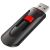 Флешка SanDisk Cruzer Glide 16GB цвет чёрный/красный