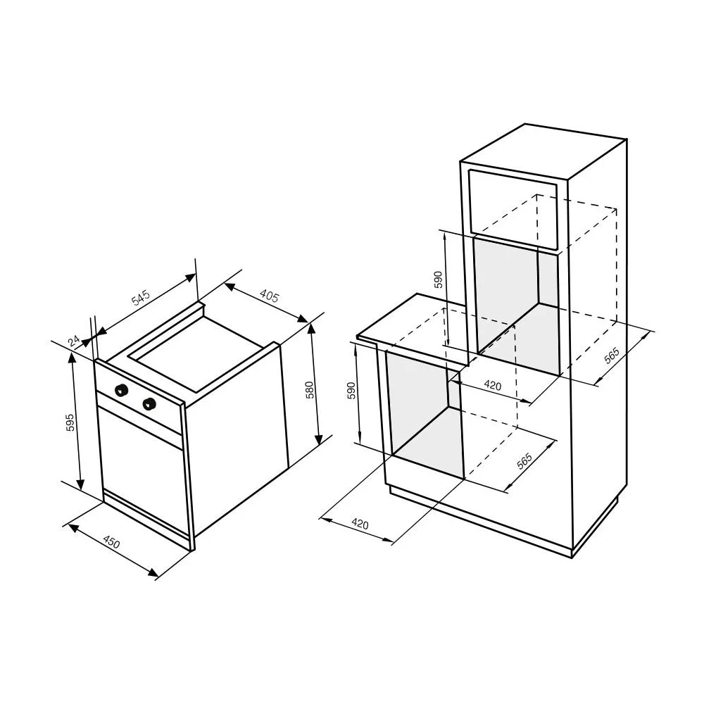 Духовой шкаф korting okb 4630 cmx