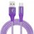 Кабель USB CROWN CMCU-3102M цвет фиолетовый