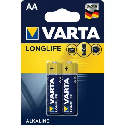 Батарейка Varta LONGLIFE AA 2 шт.