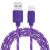 Кабель USB CROWN CMCU-3042C цвет фиолетовый