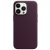 Чехол для телефона Apple iPhone 13 Pro Leather Case with MagSafe - Dark Cherry (MM1A3ZE/A) цвет вишня