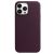 Чехол для телефона Apple iPhone 13 Pro Max Leather Case with MagSafe - Dark Cherry (MM1M3ZE/A) цвет вишня