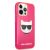 Чехол для телефона Lagerfeld TPU FLUO CASE CHOUPETTE'S HEAD для iPhone 13 Pro (KLHCP13LCHTRP) цвет розовый