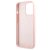 Чехол для телефона Guess LIQUID SILICONE BIG 4G GOLD LOGO PRINT для iPhone 13 Pro (GUHCP13LLS4GWPI) цвет розовый