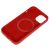 Чехол для телефона VLP Silicone case with MagSafe для iPhone 13 (vlp-SCM21-61RD) цвет красный