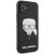 Чехол для телефона Lagerfeld Leather Iconic Karl Glitter для iPhone 11 (KLHCN61GLBK) цвет чёрный