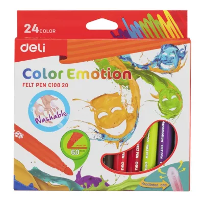 Фломастеры Deli EC10820 Color Emotion