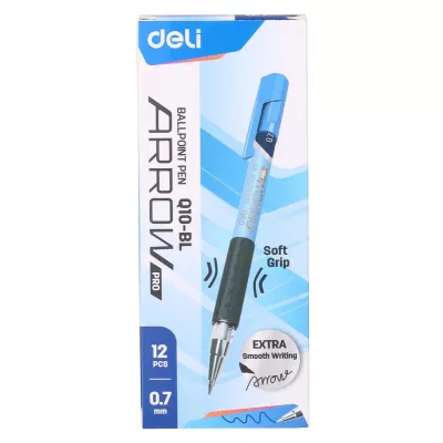 Ручка шариковая Deli Arrow EQ10-BL