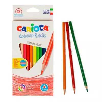 Карандаши цветные Carioca Triangular 42515