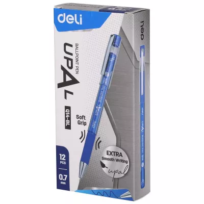 Ручка шариковая Deli Upal EQ14-BL
