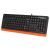 Клавиатура A4tech Fstyler FKS10 цвет чёрный/оранжевый