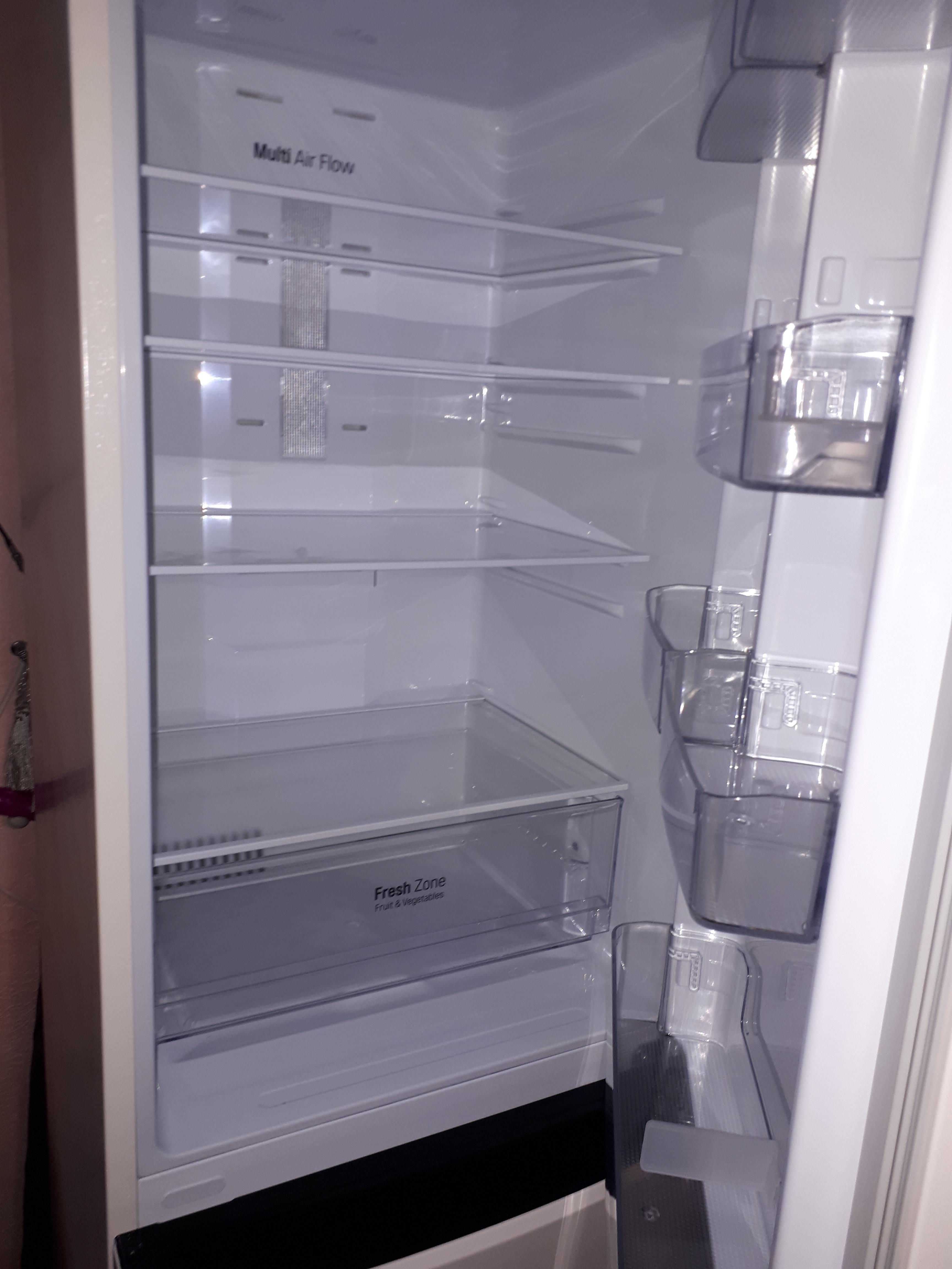 Холодильник LG ga-b419slgl бежевый