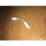 Переходник Apple Lightning - mini jack 3.5 (MMX62ZM/A) цвет белый