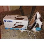 Утюг Vitek VT-1209 (2011) цвет коричневый/белый