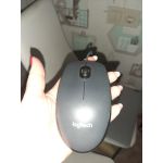Мышь проводная Logitech Mouse M100 цвет чёрный