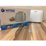 Тостер Vitek VT-1582 цвет белый/серебристый