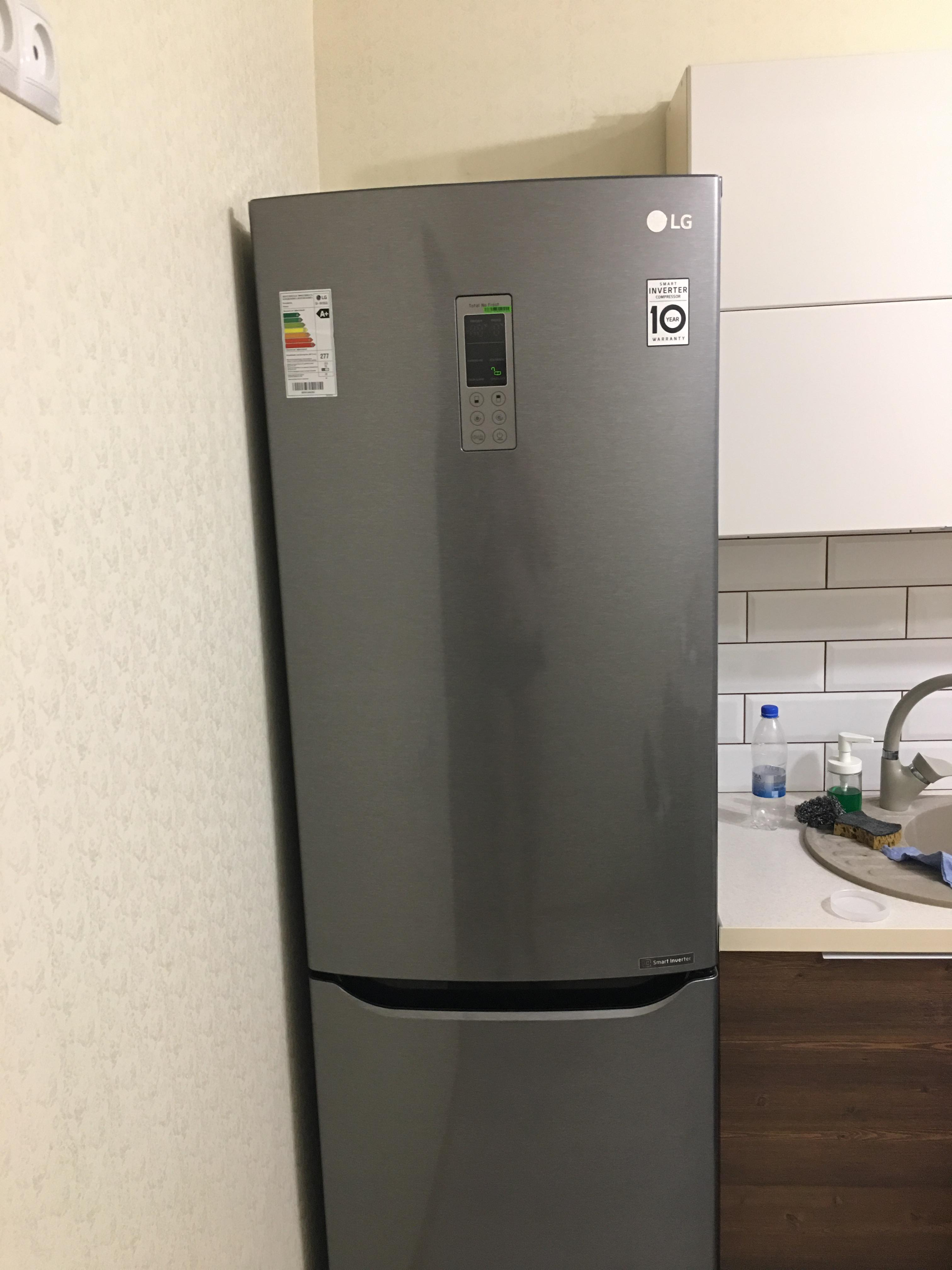 Холодильник LG ga-b419slgl графит